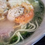 塩そば専門店 桑ばら - 煮込み生海苔帆立のそば