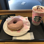 スターバックスコーヒー - さくら咲いたミルクラテ、さくらドーナツ