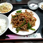 中華料理 一番 - おすすめ定食［青椒肉絲］