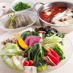 中国火鍋専門店 小肥羊 - 彩り野菜コース