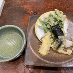 魚料理の店 達 - 定食に付く天ぷら