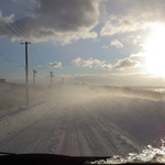 かねとも寿し - 雪雲を抜けました。