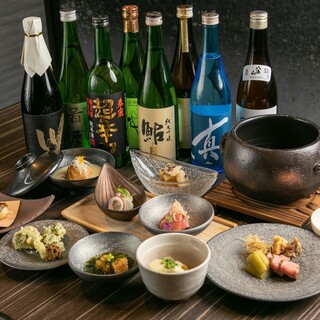 [Japanese-style meal x sake] [Japanese-style meal x wine] For both needs! !