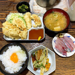 セブンスター - とり天定食700円