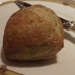 レ セゾン - 2013.1　川海苔のパン　魚料理に