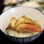 さくらさくら - 「ホッキ貝と米」ホッキガイにいく前に大分ライス食べちゃいました
