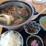 ゆ～さ浅虫 - 牛バラ焼定食