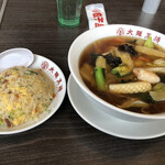 大阪王将 - 五目あんかけ麺セット