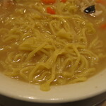 中華洋食食堂　あゆた - タンメンの麺