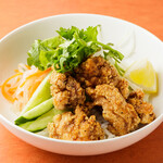 Vietnamese-style fried chicken rice