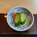 うなぎ 炙一徹 - ぬか漬け　メチャウマ