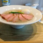 宍道湖しじみ中華蕎麦 琥珀 - 特製 宍道湖しじみ中華蕎麦(塩) 1,250円 ♪