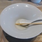 宍道湖しじみ中華蕎麦 琥珀 - 完飲完食 ♪