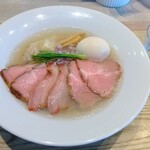 宍道湖しじみ中華蕎麦 琥珀 - 特製 宍道湖しじみ中華蕎麦(塩) 1,250円 ♪