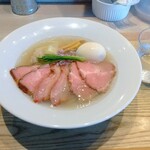 宍道湖しじみ中華蕎麦 琥珀 - 特製 宍道湖しじみ中華蕎麦(塩) 1,250円 ♪