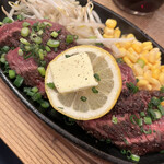 STEAK&HAMBURGER THUNDER - 付け合わせも美味しかったです。