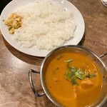 spice kitchen moona - 本日の海鮮カレー(真蛸のカレー)、ライス