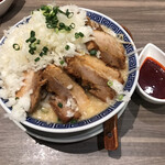 豪ーめん 北上店 - 辛味噌豪めん　豚増し・ねぎ増し