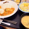 Matsuya - 半熟玉子とチーズのラタトゥイユカレー生野菜セット