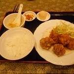 上海庭 - 油淋鶏定食（ランチメニューから）