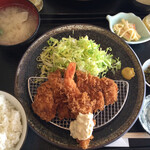 ルカン - 海老カツ定食