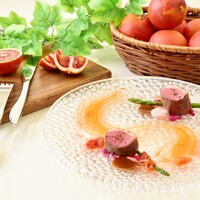 あいち鴨のロティ　清五郎農園のブラッドオレンジソース