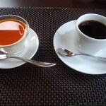 ラ ビストリア - 紅茶のパンナコッタ、珈琲