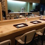 煮焚 しのみや - カウンター