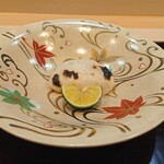 煮焚 しのみや - 河豚の白子焼き