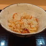 煮焚 しのみや - 桜えびの炊き込みご飯
