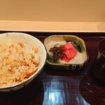 煮焚 しのみや - 桜えびの炊き込みご飯他