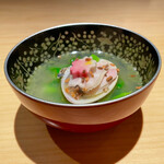 華丸吉日 - 菜の花と蛤の吟醸椀