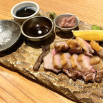 和の厨 初花 - 北海道・天塩サフォーク種(羊)のバラステーキ(¥1800)