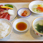 短角亭 - 短角牛上カルビセット