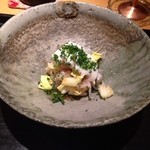 河豚の白子掛け