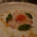 利心 - 天然鯛のカルパッチョ風アップ