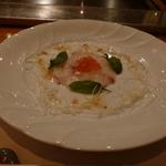 利心 - 天然鯛のカルパッチョ風（柚子胡椒風味）