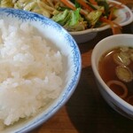 正太楼 - 野菜炒め定食