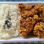 もも福商店 - から揚げ弁当（醤油４貫・５９４円）