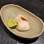 新ばし 星野 - 河豚の白子焼き