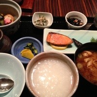 かがり - お粥の朝食