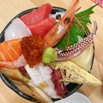 小樽 市場食堂 - 海鮮丼＠1,100