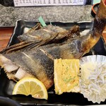 かど新 - 焼き魚定食(ホッケ)