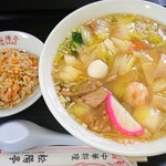中華料理 松陽亭 - ランチ(広東麺＋半ﾁｬｰﾊﾝ)