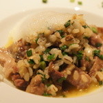 フロリレージュ - シャラン産シャラン鴨もも肉のリゾット
      （2011/6）