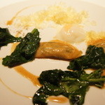 フロリレージュ - 茨城産　仔鳩のラヴィオリ（2011/9）
      