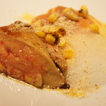 フロリレージュ - フォアグラのポワレととうもろこしのスフレ（2011/9）