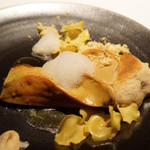 フロリレージュ - 小布施の栗のスフレとフォワグラ
      （2012/10）