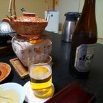 秀峰閣 湖月 - ドリンク写真:主人は冷酒、私はビール