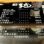 麺屋 丈六 - メニュー